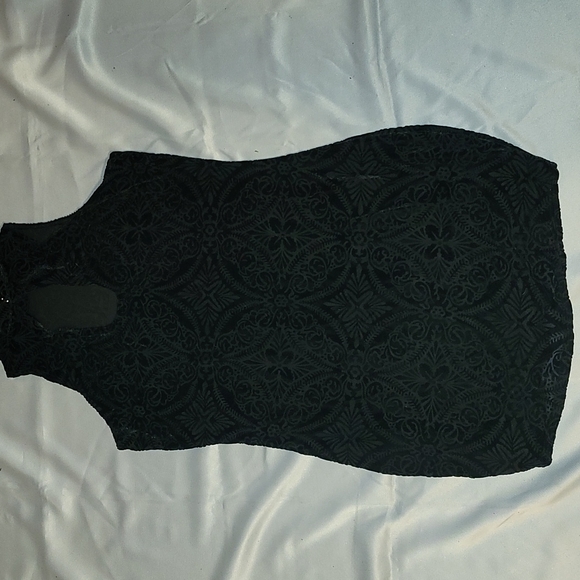 Burned Velvet Gogo Dress XL - Picture 3 of 4